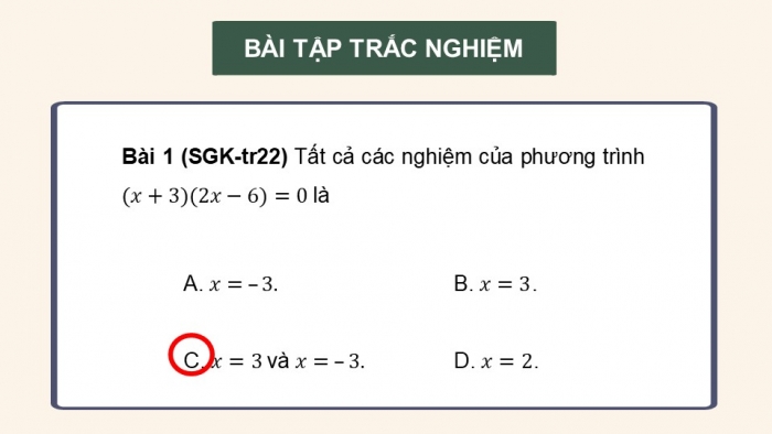 Giáo án điện tử Toán 9 chân trời Bài tập cuối chương 1