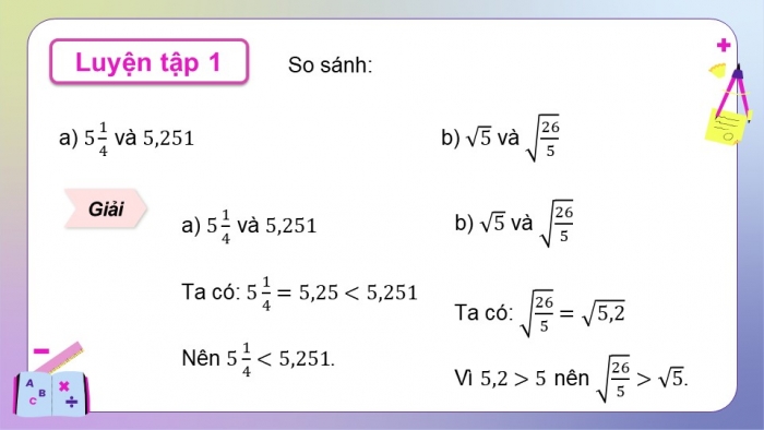 Giáo án điện tử Toán 9 cánh diều Bài 1: Bất đẳng thức