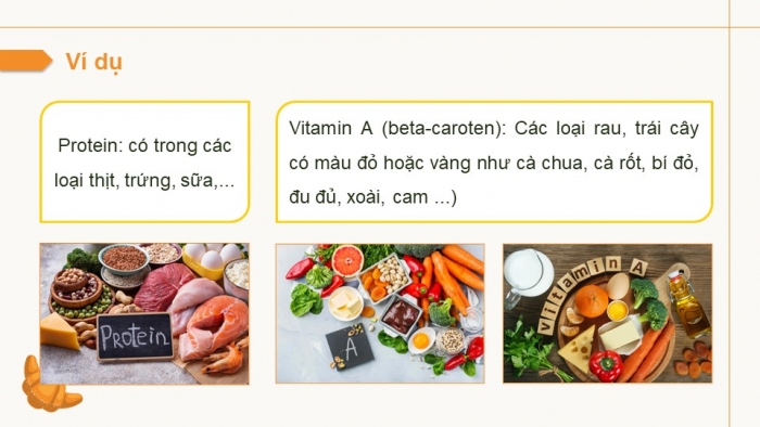 Giáo án điện tử Công nghệ 9 Chế biến thực phẩm Cánh diều Bài 1: Vai trò của các chất dinh dưỡng trong thực phẩm