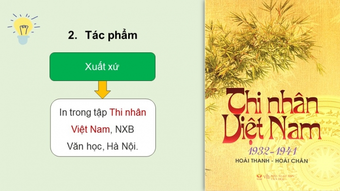 Giáo án điện tử Ngữ văn 12 chân trời Bài 1: Xuân Diệu (Hoài Thanh – Hoài Chân)