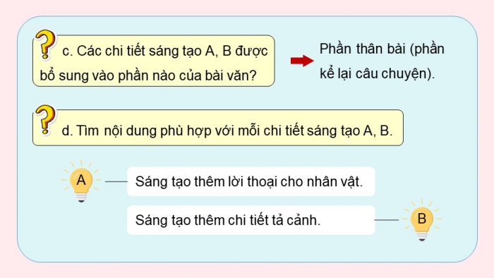 Giáo án điện tử Tiếng Việt 5 kết nối Bài 1: Tìm hiểu cách viết bài văn kể chuyện sáng tạo