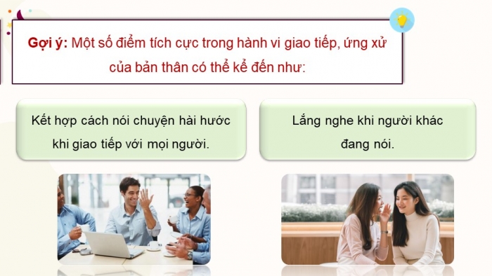 Giáo án điện tử Hoạt động trải nghiệm 9 Kết nối chủ đề 2 tuần 2