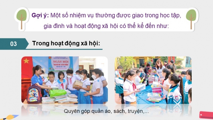 Giáo án điện tử Hoạt động trải nghiệm 9 chân trời bản 2 Chủ đề 2 Tuần 7