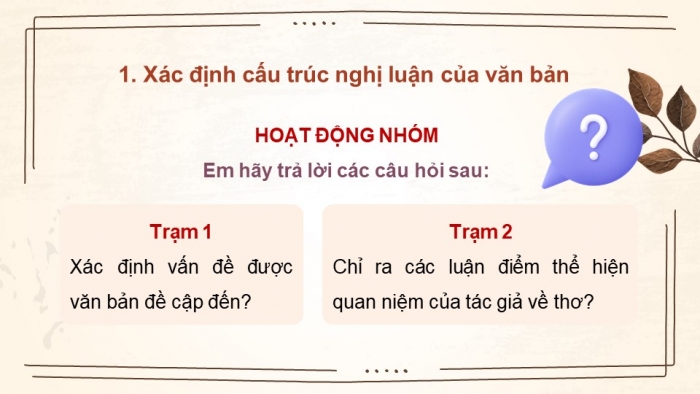 Giáo án điện tử Ngữ văn 12 kết nối Bài 3: Mấy ý nghĩ về thơ (Trích – Nguyễn Đình Thi)