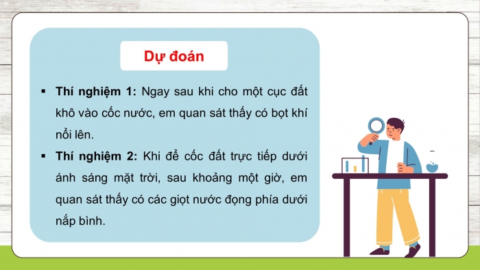 Giáo án điện tử Khoa học 5 chân trời Bài 1: Thành phần và vai trò của đất