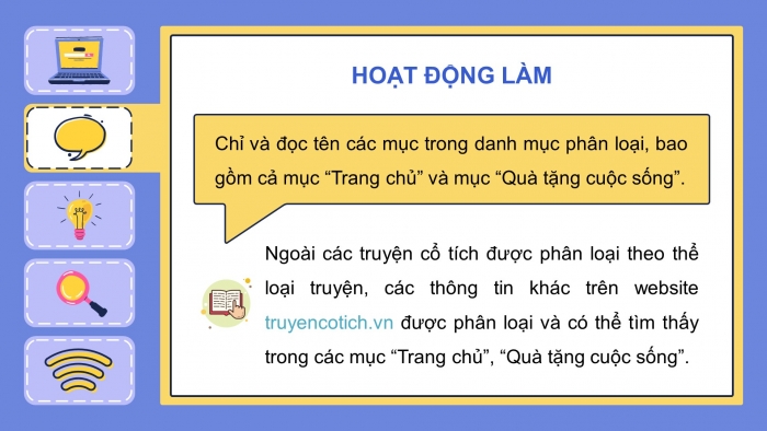 Giáo án điện tử Tin học 5 chân trời Bài 2: Tìm thông tin trên website