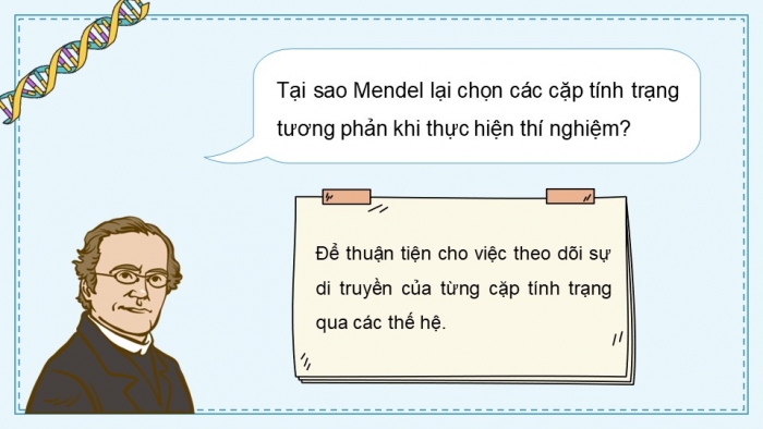 Giáo án điện tử KHTN 9 chân trời - Phân môn Sinh học Bài 36: Các quy luật di truyền của Mendel