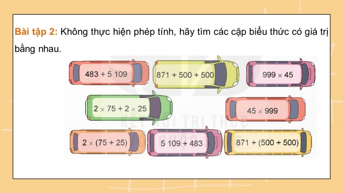 Giáo án điện tử Toán 5 kết nối Bài 2: Ôn tập các phép tính với số tự nhiên