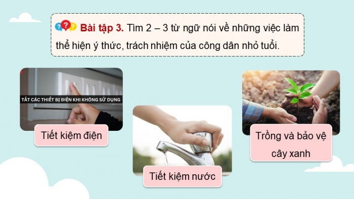 Giáo án điện tử Tiếng Việt 5 chân trời Bài 8: Mở rộng vốn từ Công dân