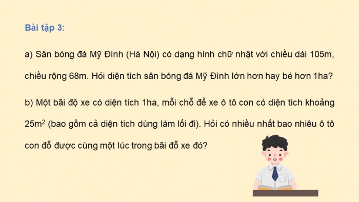 Giáo án điện tử Toán 5 cánh diều Bài 21: Héc-ta