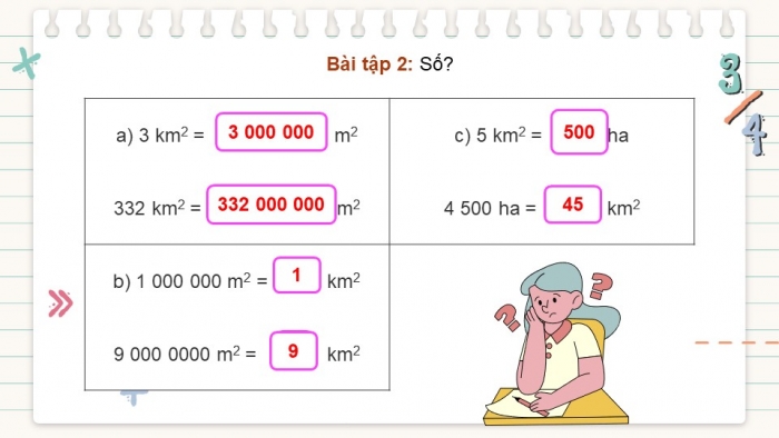 Giáo án điện tử Toán 5 cánh diều Bài 22: Ki-lô-mét vuông