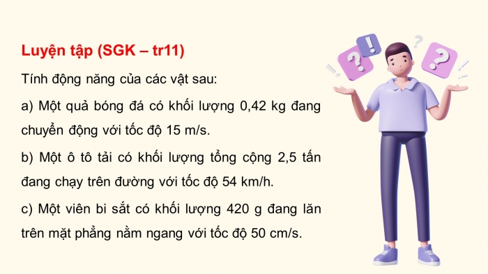 Giáo án điện tử KHTN 9 chân trời - Phân môn Vật lí Bài 2: Cơ năng