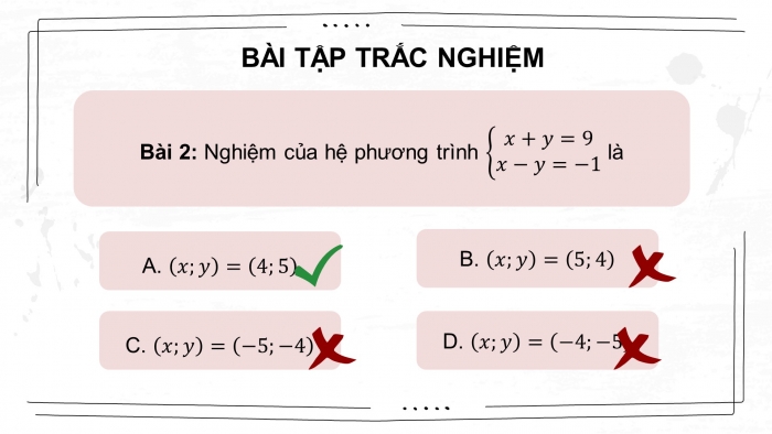 Giáo án điện tử Toán 9 cánh diều Bài tập cuối chương I