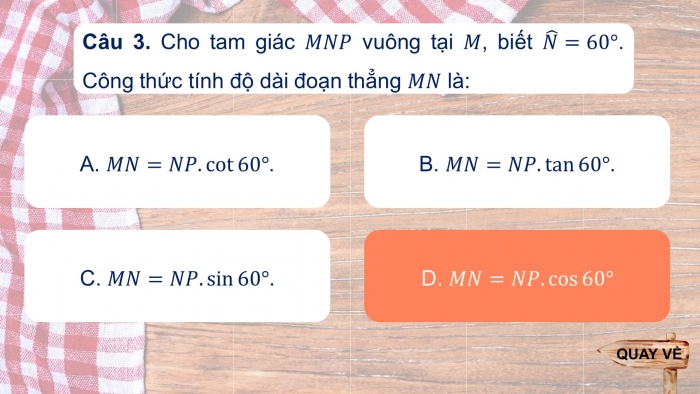 Giáo án điện tử Toán 9 cánh diều Bài tập cuối chương IV