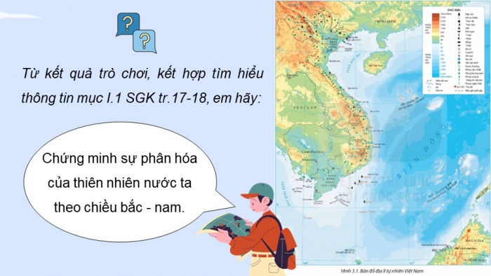 Giáo án điện tử Địa lí 12 kết nối Bài 3: Sự phân hoá đa dạng của thiên nhiên