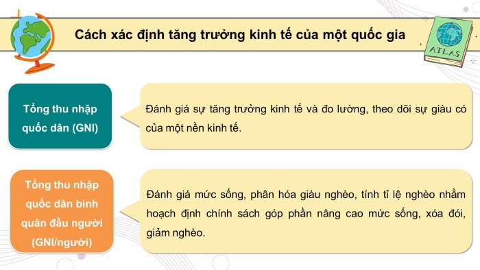 Giáo án điện tử Kinh tế pháp luật 12 chân trời Bài 1: Tăng trưởng kinh tế và phát triển kinh tế