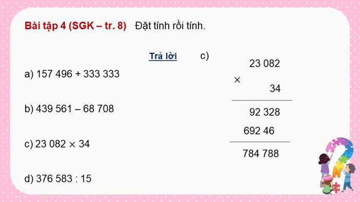 Giáo án điện tử Toán 5 chân trời Bài 1: Ôn tập số tự nhiên và các phép tính