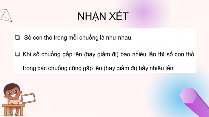 Giáo án điện tử Toán 5 chân trời Bài 8: Ôn tập và bổ sung bài toán liên quan đến rút về đơn vị