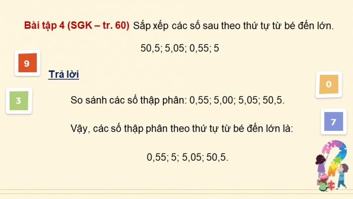 Giáo án điện tử Toán 5 chân trời Bài 23: Em làm được những gì?