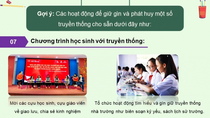 Giáo án điện tử hoạt động trải nghiệm 12 kết nối tri thức chủ đề 1 tuần 3