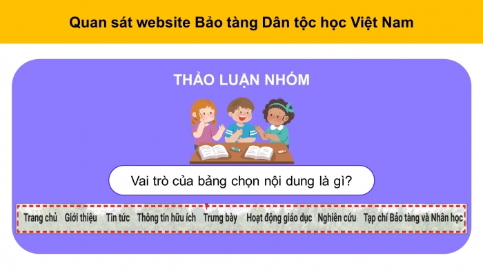 Giáo án điện tử Tin học 5 cánh diều Chủ đề B Bài 1: Tìm thông tin trên website