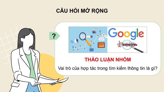 Giáo án điện tử Tin học 5 cánh diều Chủ đề B Bài 2: Hợp tác, tìm kiếm và chia sẻ thông tin