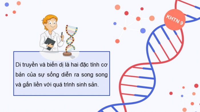 Giáo án điện tử KHTN 9 cánh diều - Phân môn Sinh học Bài 33: Gene là trung tâm của di truyền học