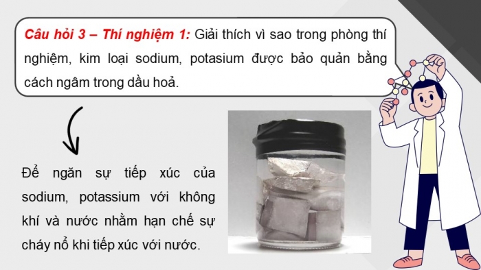 Giáo án điện tử KHTN 9 chân trời - Phân môn Hoá học Bài 17: Dãy hoạt động hóa học của kim loại. Một số phương pháp tách kim loại