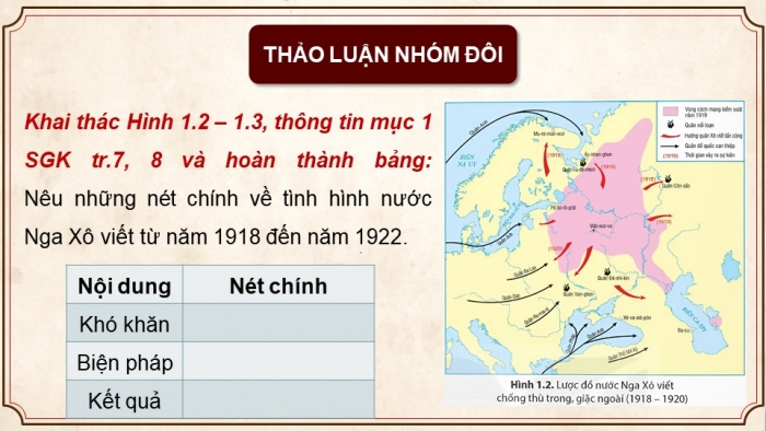 Giáo án điện tử Lịch sử 9 kết nối Bài 1: Nước Nga và Liên Xô từ năm 1918 đến năm 1945