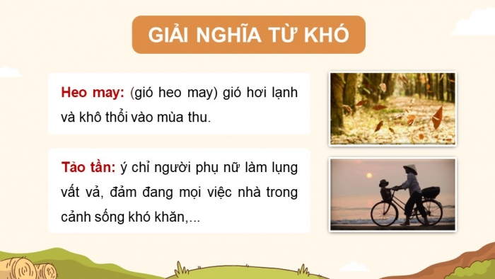 Giáo án điện tử Tiếng Việt 5 chân trời Bài 7: Chớm thu