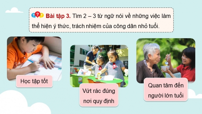 Giáo án điện tử Tiếng Việt 5 chân trời Bài 8: Mở rộng vốn từ Công dân