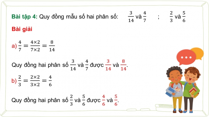 Giáo án điện tử Toán 5 cánh diều Bài 4: Ôn tập và bổ sung về phân số