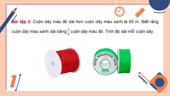 Giáo án điện tử Toán 5 cánh diều Bài 8: Tìm hai số khi biết hiệu và tỉ số của hai số đó