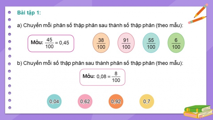 Giáo án điện tử Toán 5 cánh diều Bài 14: Số thập phân (tiếp theo)