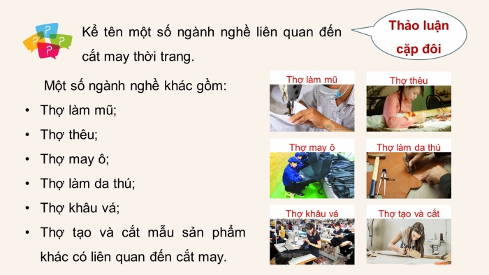 Giáo án và PPT đồng bộ Công nghệ 9 Cắt may Chân trời sáng tạo