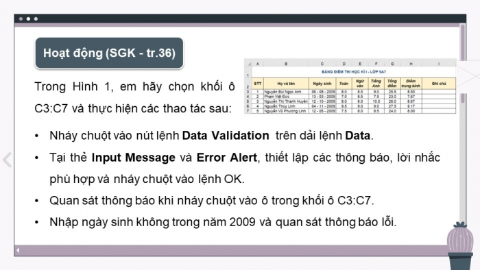 Giáo án và PPT đồng bộ Tin học 9 cánh diều