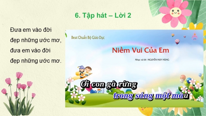 Giáo án và PPT đồng bộ Âm nhạc 5 cánh diều