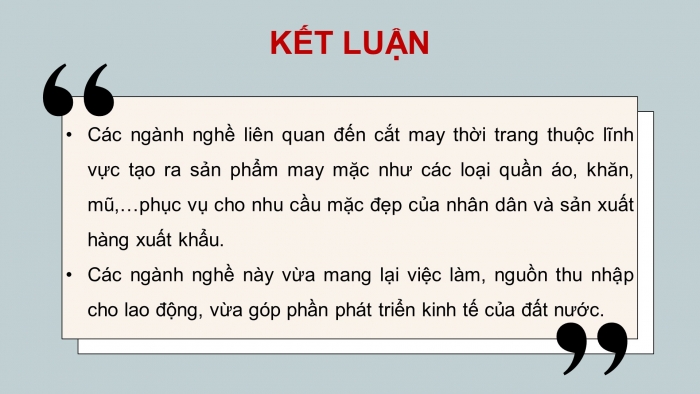 Giáo án và PPT đồng bộ Công nghệ 9 Cắt may Chân trời sáng tạo