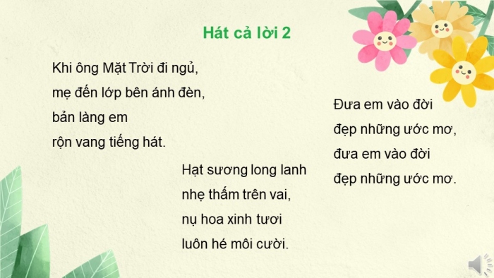 Giáo án và PPT đồng bộ Âm nhạc 5 cánh diều