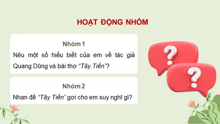 Giáo án và PPT đồng bộ Ngữ văn 12 kết nối tri thức