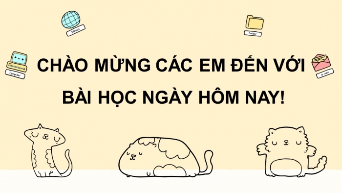 Giáo án và PPT đồng bộ Tin học 4 kết nối tri thức