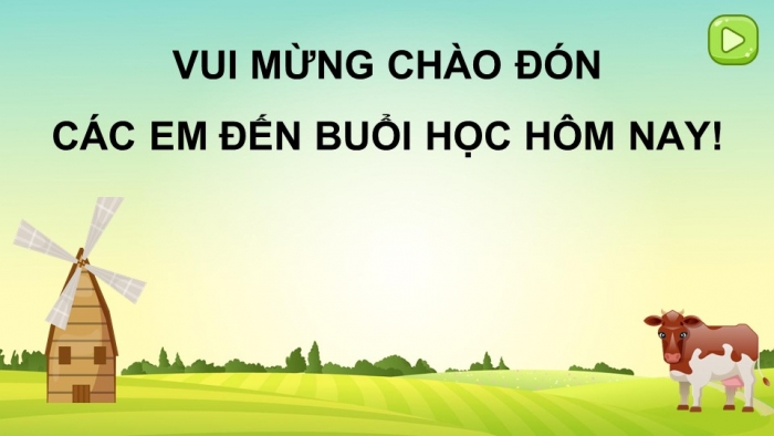 Giáo án điện tử Tiếng Việt 5 chân trời Bài 7: Bức tranh đồng quê