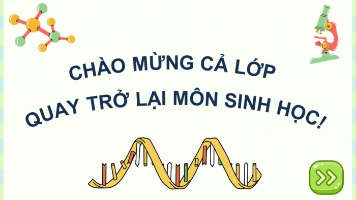 Giáo án điện tử KHTN 9 cánh diều - Phân môn Sinh học Bài 35: Nhiễm sắc thể và bộ nhiễm sắc thể