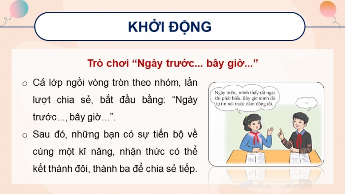 Giáo án điện tử Hoạt động trải nghiệm 5 kết nối Chủ đề Em lớn lên mỗi ngày - Tuần 2