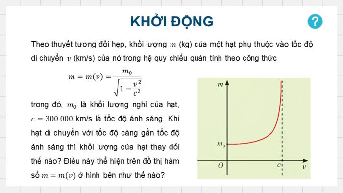 Giáo án điện tử Toán 12 chân trời Bài 3: Đường tiệm cận của đồ thị hàm số