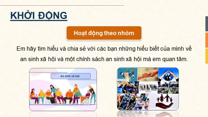 Giáo án điện tử Kinh tế pháp luật 12 cánh diều Bài 4: An sinh xã hội