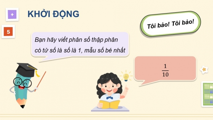 Giáo án điện tử Toán 5 chân trời Bài 23: Em làm được những gì?