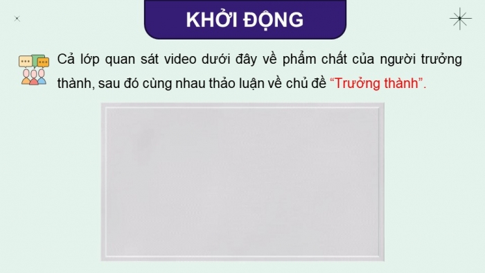 Giáo án điện tử hoạt động trải nghiệm 12 kết nối tri thức chủ đề 2 tuần 1