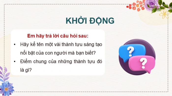 Giáo án điện tử Ngữ văn 12 kết nối Bài 3: Năng lực sáng tạo (Trích – Phan Đình Diệu)