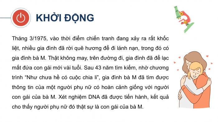 Giáo án điện tử KHTN 9 chân trời - Phân môn Sinh học Bài 37: Nucleic acid và ứng dụng